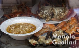 Gastronomía gallega. Fiesta del Marisco en Valencia. Foto de Manolo Guallart