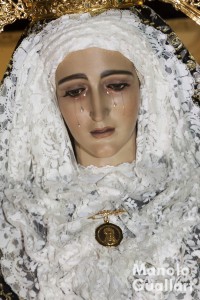 Virgen de los Dolores del Grao (detalle). Foto de Manolo Guallart.