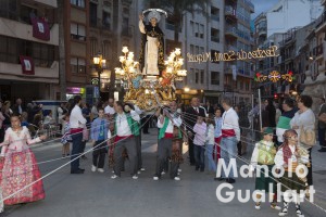 San Vicente Ferrer en la procesión de San Miguel en Lliria. Foto de Manolo Guallart.