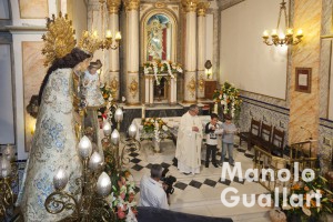 Eucaristía en honor a la Virgen de los Desamparados. Foto de Manolo Guallart.