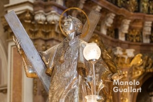Imagen de San Vicente Mártir en la catedral de Valencia. Foto de Manolo Guallart.