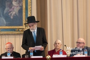 Representante de las Federación de Comunidades Judías de España. Foto de Manolo Guallart.