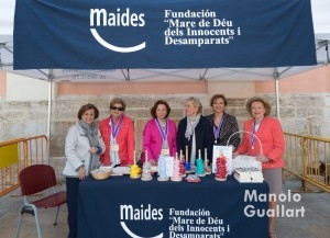 La Fundación Maides en el Besamano a la Virgen. Foto de Manolo Guallart.