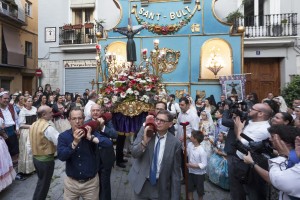 Momento final de la procesión de Sant Bult. Foto de Manolo Guallart.