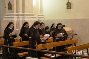 Clarisas capuchinas en la celebración de Santa Clara. Foto de Manolo Guallart.