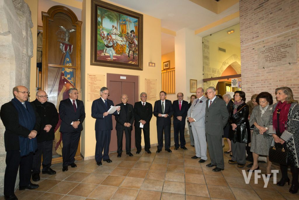 Inauguración de la exposición vicentina en la Real Academia de Cultura Valenciana. Foto de Manolo Guallart.