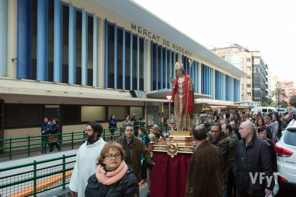 El Mercado de Ruzafa al paso de San Blas. Foto de Manolo Guallart.