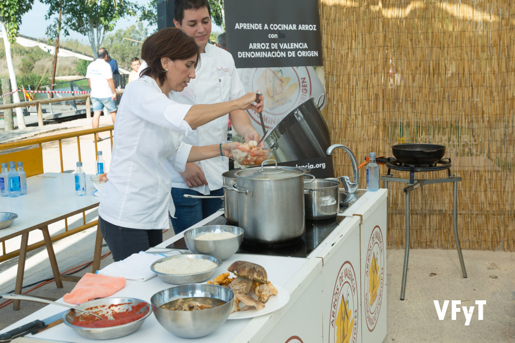 Show cooking en la Fiesta de la Siega del Arroz