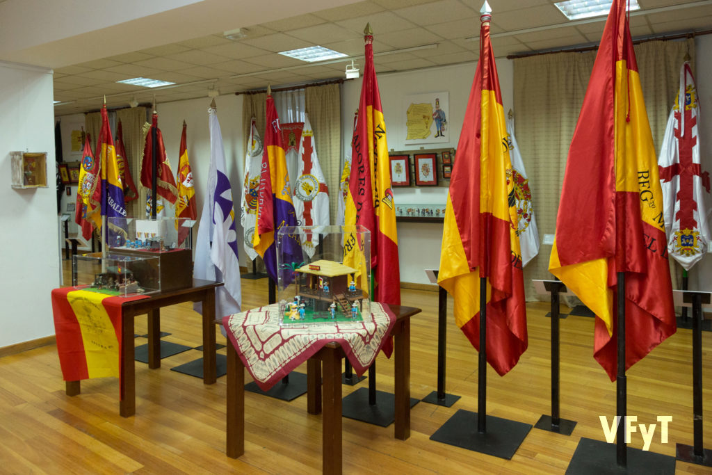 exposición “Historia de la Bandera de España, su origen y evolución” en la Sala de Exposiciones del Casino de Agricultura de Valencia
