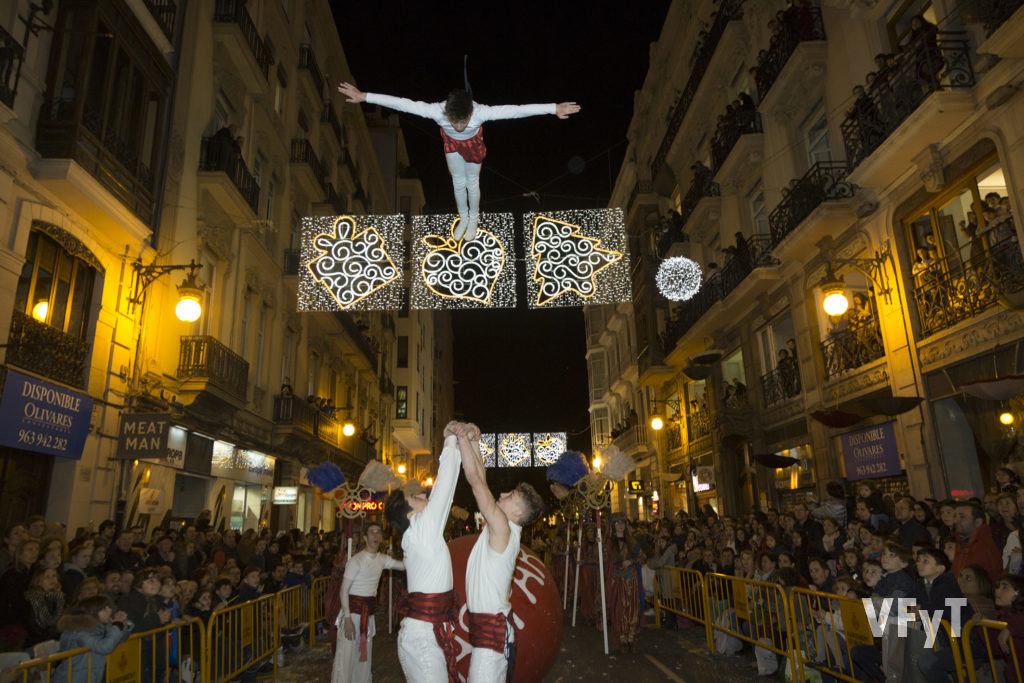 Cabalgata de los Reyes Magos en Valencia. Foto de Manolo Guallart.