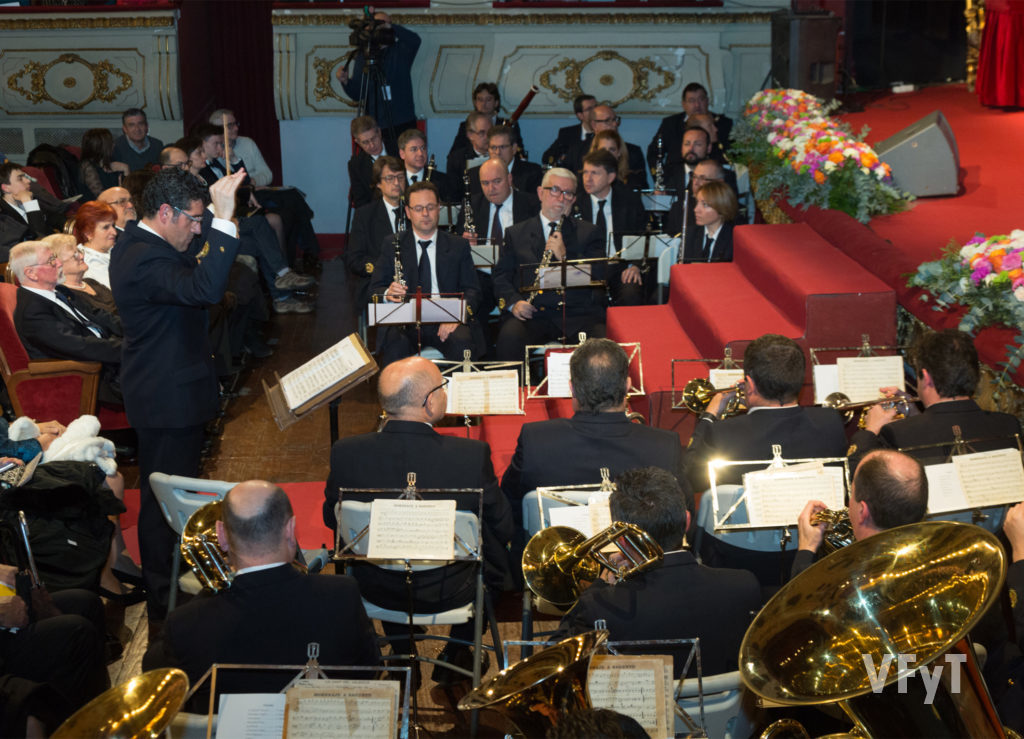Detalle del concierto extraordinario de la Banda Municipal de Valencia en enero de 2017. Foto de Manolo Guallart.