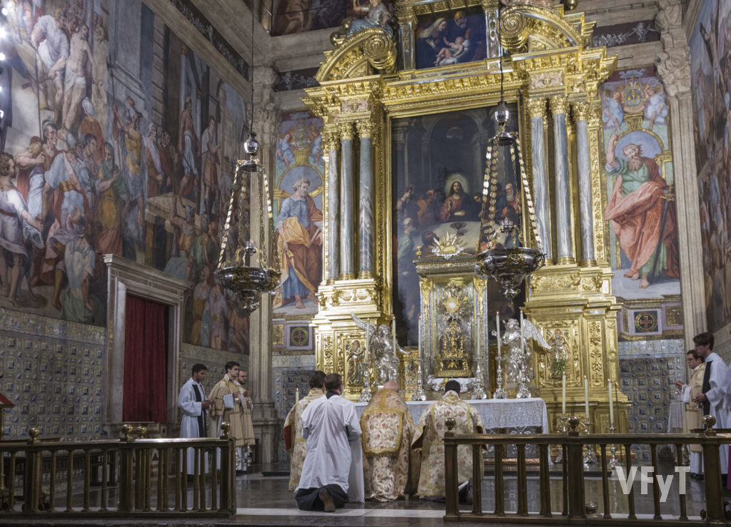Octava del Corpus en el Real Seminario Corpus Christi 'El Patriarca'. Foto de Manolo Guallart.