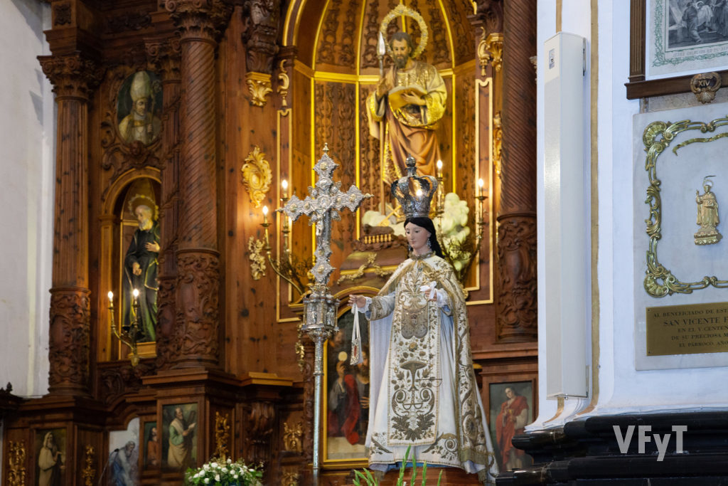 La Virgen de la Merced en la parroquia de Santo tomás y San Felipe Neri de Valencia. Foto: Manolo Guallart.