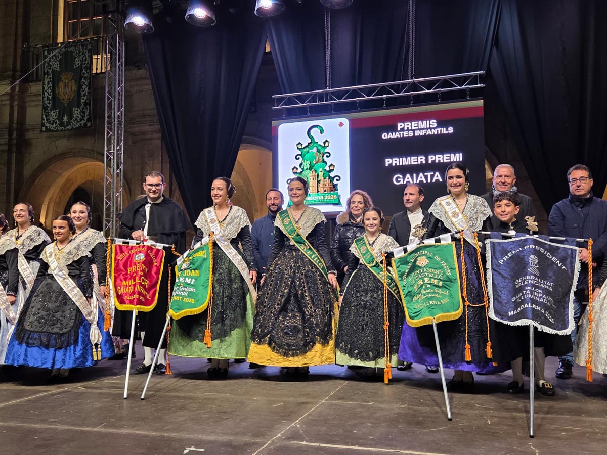 Primer premio de a la mejor Gaiata infantil 2026