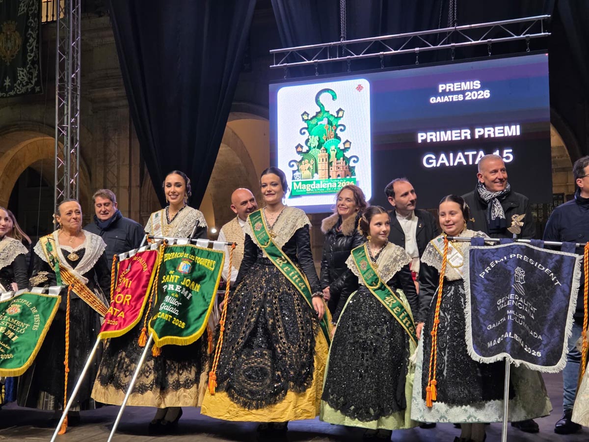 Primer premio de a la mejor Gaiata 2026