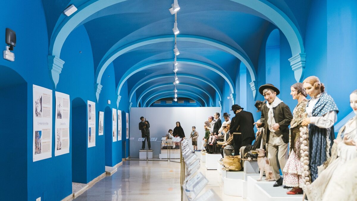 ninots indultats en el Museo Fallero de Valencia