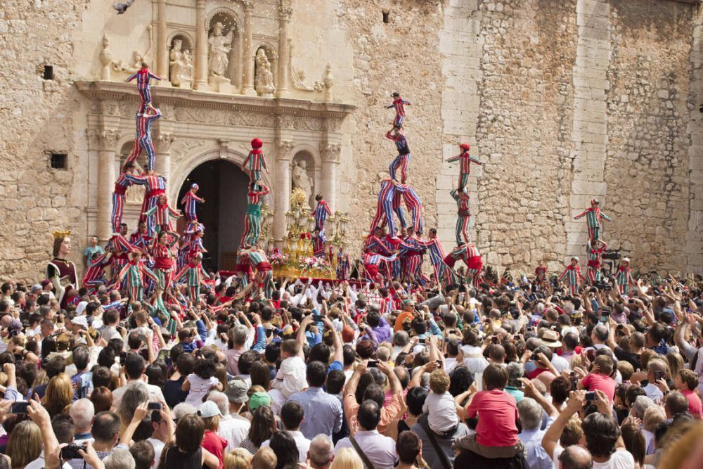 Mare de Déu de la Salut en Algemesí amb les muixerangues