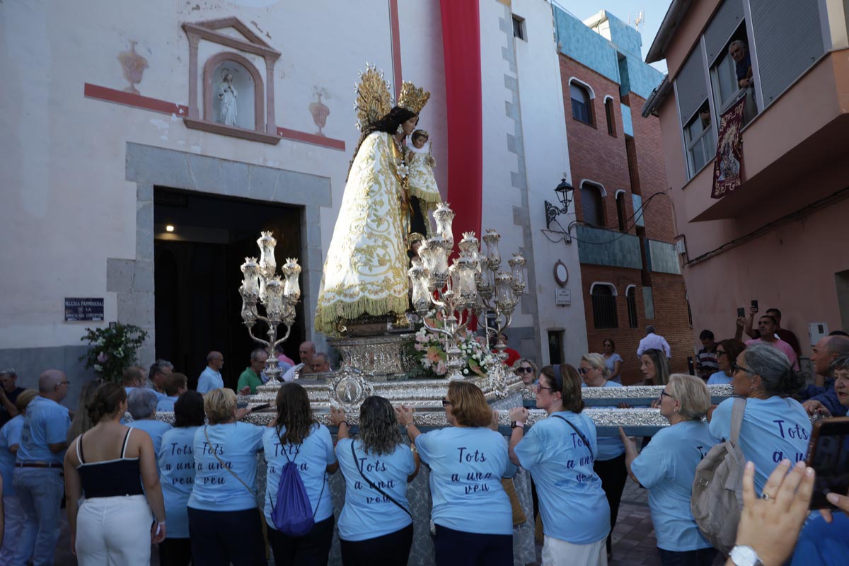 La Virgen de los Desamparados visita Albalat dels Tarongers