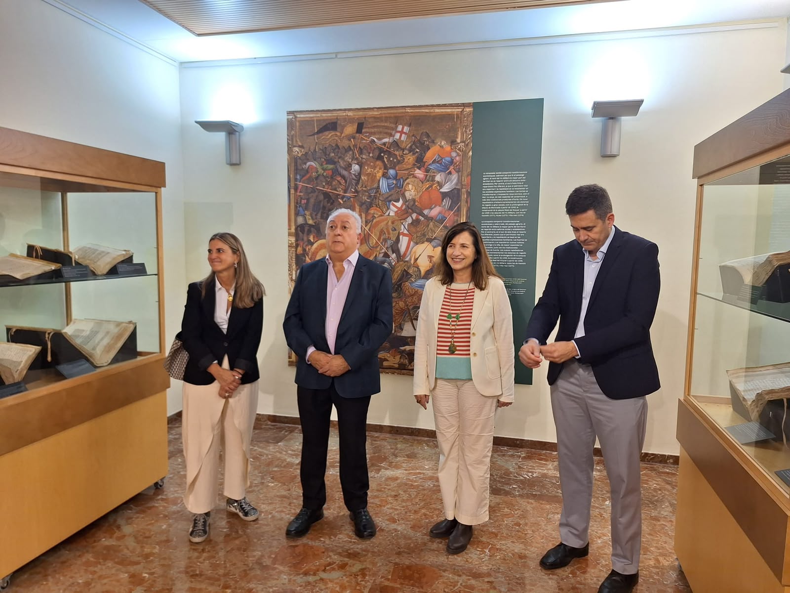 Documentos e imágenes de Jaume I en el Archivo del Reino de Valencia