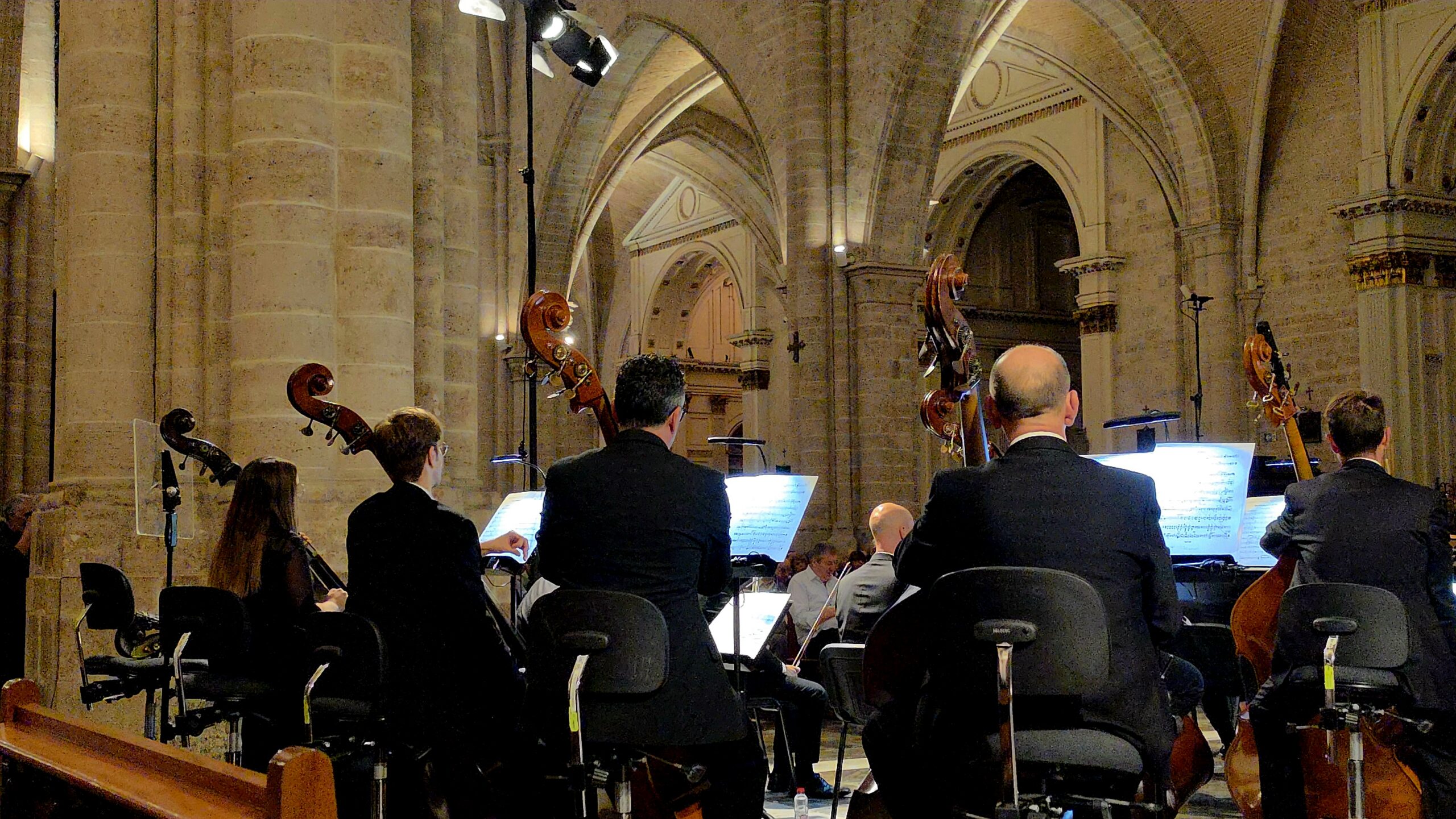 Concierto de la Orquestra de Valencia en la Catedral de Valencia.