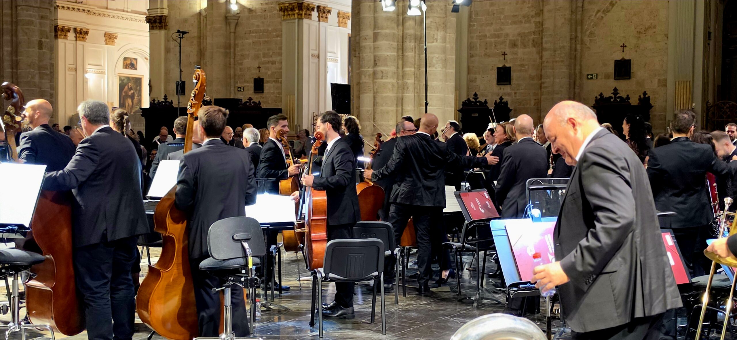 Concierto de la Orquestra de Valencia en la Catedral de Valencia.