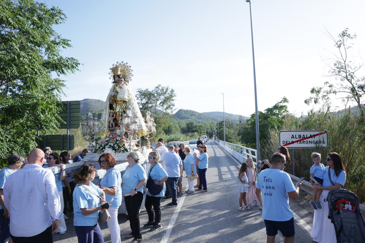 La Virgen de los Desamparados visita Albalat dels Tarongers