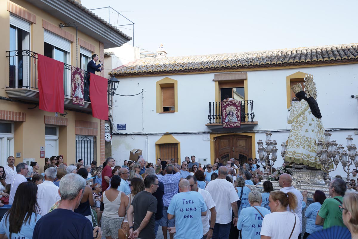 La Virgen de los Desamparados visita Albalat dels Tarongers